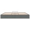 vidaXL Ottoman-Bett ohne Matratze Dunkelgrau 160x200 cm Stoff