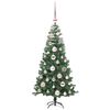 vidaXL Weihnachtsbaum mit 150 LEDs mit St&auml;nder Gr&uuml;n 120 cm PVC