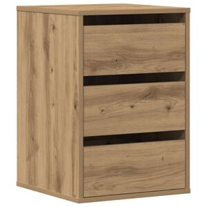 vidaXL Kommode Artisan-Eiche 40x41x58 cm Holzwerkstoff