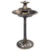 vidaXL Vogelbad mit Springbrunnen Bronzen 50×91 cm Kunststoff