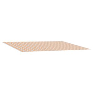 vidaXL Markisenersatzstoff Blau und Orange 450 x 300 cm Polyester