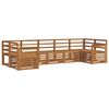 vidaXL Sofagarnituren 7 pcs Natur Massivholz Akazie