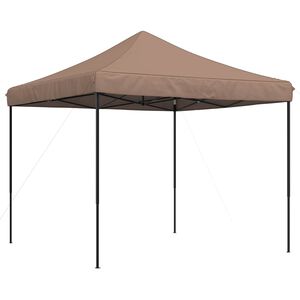 vidaXL Party-Zelt 292 x 292 x 315 cm Braun Oxford-Stoff