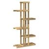 vidaXL Pflanzenst&auml;nder Wei&szlig; 68 x 23,5 x 140 cm Massivholz Akazie