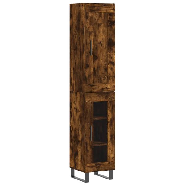 vidaXL Highboard R&auml;uchereiche 34,5x34x180 cm Holzwerkstoff
