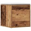 vidaXL Schubladenbox Altholz 40,5x40x40 cm Holzwerkstoff