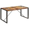 vidaXL Esstisch 160x80x75 cm Altholz Massiv