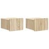 vidaXL Wandmontierter Nachttisch 2 stk. Sonoma-Eiche 33 x 34,5 x 24 cm