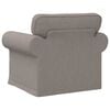 vidaXL Sofa Taupe Gesamtabmessungen: 95 x 82 x 80 cm (B x T x H) Samt