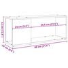 vidaXL TV-Schrank Artisan-Eiche 80x24x32 cm Holzwerkstoff