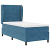 vidaXL Boxspringbett mit Matratze Dunkelblau 200 x 80 cm Polyester
