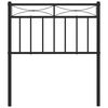 vidaXL Ersatz-Kopfteil Metall Schwarz 75 cm