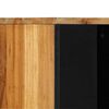 vidaXL Waschbeckenschrank mit Regal Massivholz Akazie 38 x 33 x 160 cm