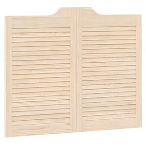 vidaXL Schwingt&uuml;ren Natur 80 x 50 cm Massives Kiefernholz