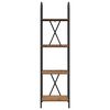 vidaXL B&uuml;cherregal Altholz 40 x 30 x 146 cm Holzwerkstoff