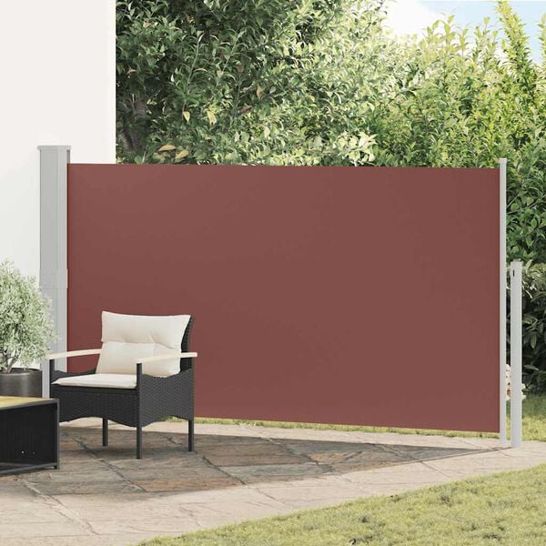 vidaXL Ausziehbare Seitenmarkise 170&times;300 cm Braun