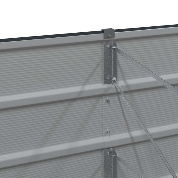 vidaXL Pflanzk&uuml;bel Anthrazit 385 x 50 x 45 cm Verzinkter Stahl