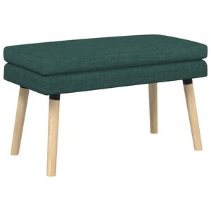 vidaXL Doppellagige Bank Dunkelgr&uuml;n 80 x 40 x 47 cm Stoff