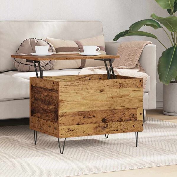 vidaXL Couchtisch Altholz 60 x 44,5 x 45 cm Holzwerkstoff