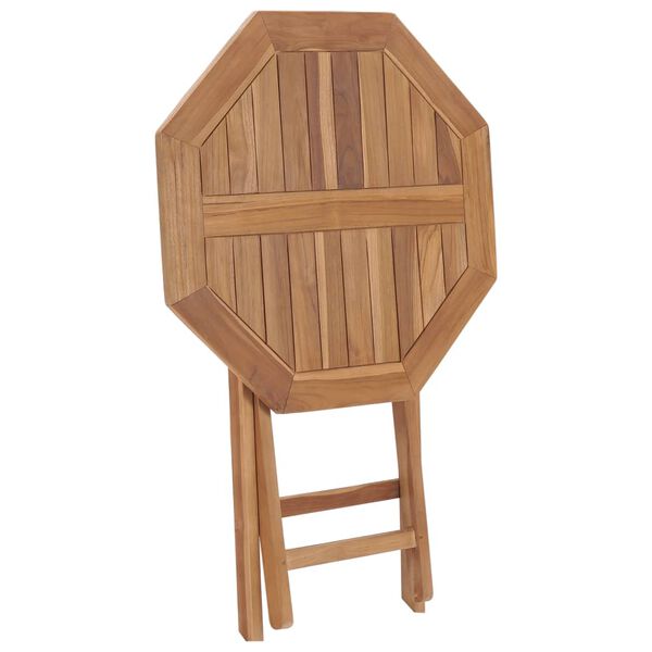 vidaXL Klappbarer Gartentisch 60×60×75 cm Teak Massivholz