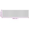 vidaXL Teppich Rechteckig Braun 80x300 cm Bambus