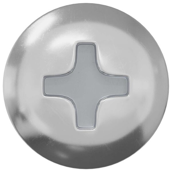 vidaXL Holzschrauben 12 pcs Silber M3,5 x 20 mm Stahl