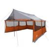 vidaXL Familienzelt Grau und Orange 450 x 400 x 265 cm