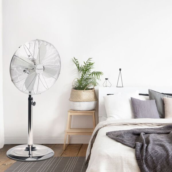 Bestron Standventilator 45 cm 50 W Chrom DFS45S