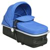 vidaXL 2-in-1 Buggy/Kinderwagen Aluminium Blau und Schwarz
