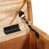 vidaXL Aufbewahrungsbox mit Speicher Braun Massivholz Mango