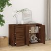 vidaXL Sideboard Braun Eichen-Optik 100x33x59,5 cm Holzwerkstoff