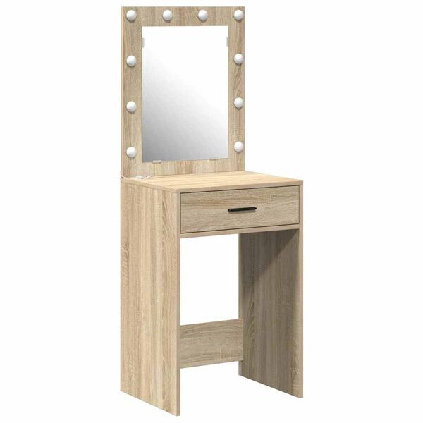 vidaXL Schminktisch Sonoma-Eiche 50 x 41 x 135 cm Holzwerkstoff