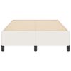 vidaXL Boxspringbett Creme 120 x 190 cm Samt