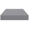 vidaXL Schwebende Wandregale 4 Stk. Grau 40x23x3,8cm MDF