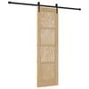 vidaXL Schiebet&uuml;r ORKDAL Natur 61 x 198,5 cm Massives Kiefernholz