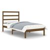vidaXL Massivholzbett Honigbraun 75x190 cm