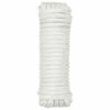 vidaXL Bootsseil 15 m 1.6 Wei&szlig; Polyester