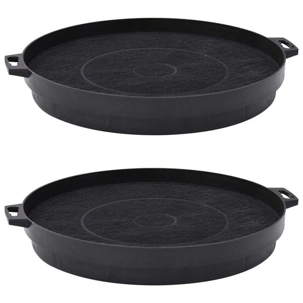 vidaXL Kohlefilter f&uuml;r Dunstabzugshaube 2 Stk. 210 mm