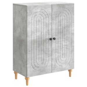 vidaXL Sideboard Betongrau 66 x 34,5 x 90 cm Holzwerkstoff