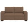vidaXL 2-Sitzer-Sofa Braun 160x77x82 cm Stoff