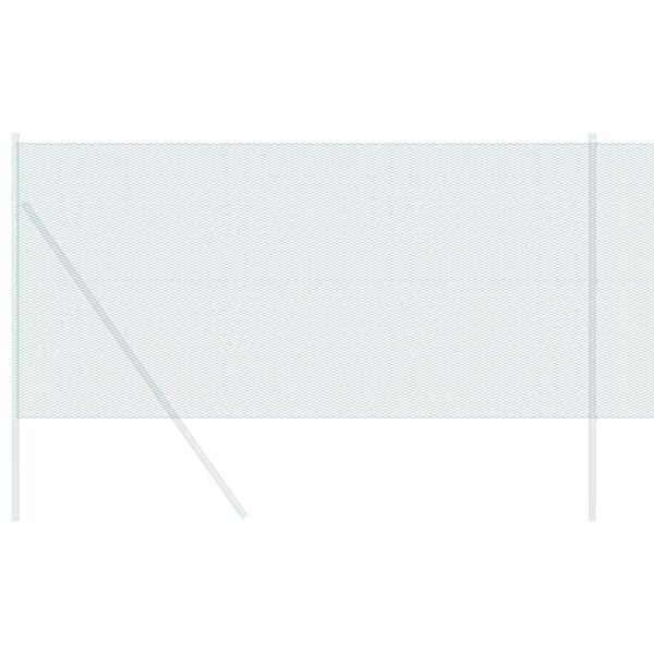 vidaXL Hexagonzaun Grün 1,2 x 50 m Stahl