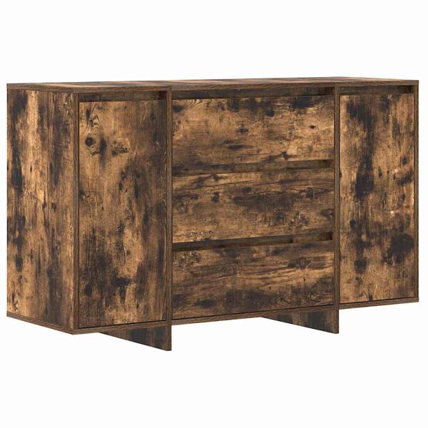 vidaXL Sideboard Geräucherte Eiche 120 x 41 x 75 cm Holzwerkstoff