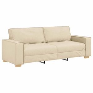 vidaXL Sofa 180cm Creme Stoff