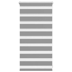 vidaXL Zebra-Rollo 40,9 x 100 cm, Stoffbreite 36,7 cm, grau