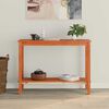 vidaXL Konsolentisch Wachsbraun 110 x 40 x 80 cm Massives Kiefernholz