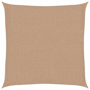 vidaXL Sonnensegel 160 g/m&sup2; Taupe 2x2 m HDPE