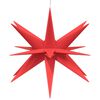 vidaXL LED-Weihnachtssterne 3 Stk. Faltbar Rot