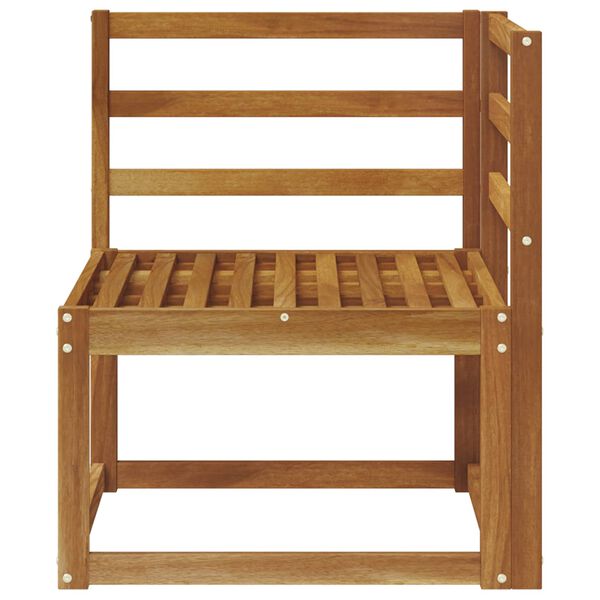 vidaXL Outdoor Ecksofa Massivholz Akazie Natur 63 x 63 x 73 cm