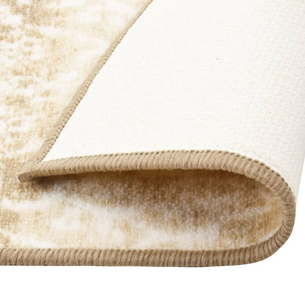 vidaXL Teppichl&auml;ufer Golden 80x500 cm