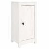 vidaXL Sideboard Wei&szlig; 39x35x80 cm Massivholz Kiefer